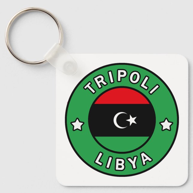 Tripoli Libya Key Ring (Front)
