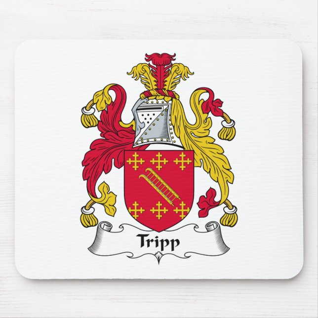 Tripp Family Crest Mouse Pad (Front)