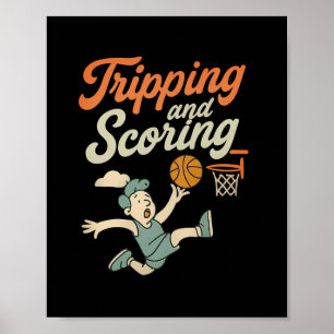 Tripping And Scoring Sketll Fan Graphic Poster
