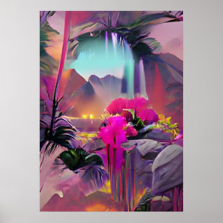 Tripping Balls Art - Psychedelic Places Poster