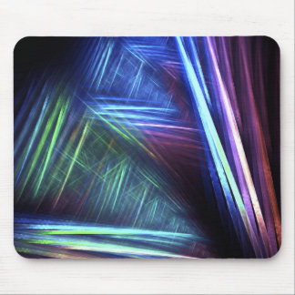 Trippy Abstract Fractal Mouse Pad