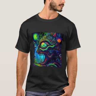Trippy Abstract Lizard Psychedelic T-Shirt