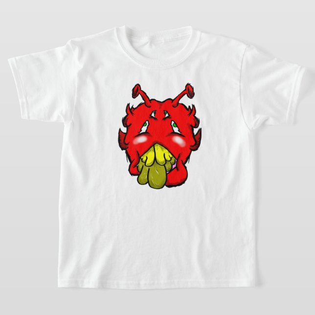 Trippy Alien Dazs yellow tooth k T-Shirt (Laydown)