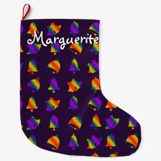 Trippy Bells Large Christmas Stocking