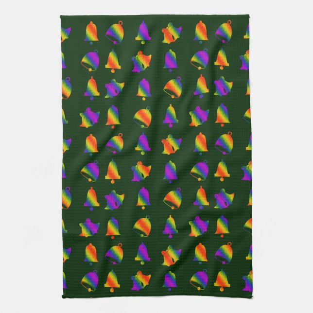 Trippy Bells Tea Towel (Vertical)