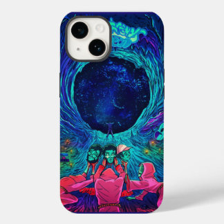 Trippy black light poster colourful popular case