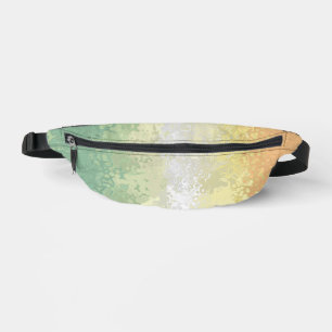 Trippy Boho Groovy Abstract Genderflor Pride Flag Bum Bags