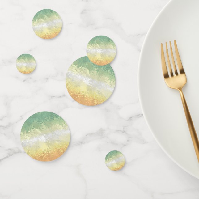 Trippy Boho Groovy Abstract Genderflor Pride Flag Confetti (Group)