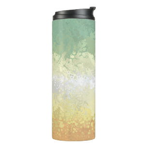Trippy Boho Groovy Abstract Genderflor Pride Flag Thermal Tumbler