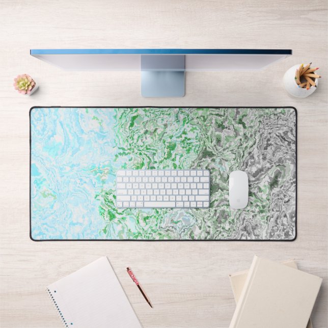 Trippy Boho Groovy Grungy Autoromantic Pride Flag Desk Mat (Office 1)
