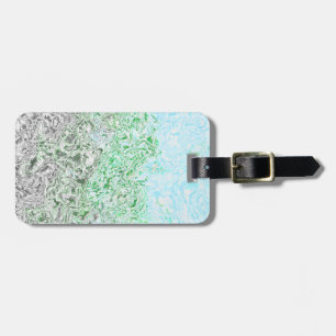 Trippy Boho Groovy Grungy Autoromantic Pride Flag Luggage Tag