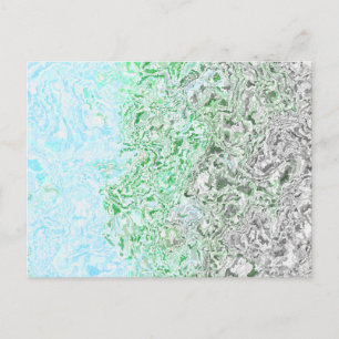Trippy Boho Groovy Grungy Autoromantic Pride Flag Postcard