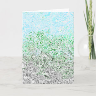 Trippy Boho Groovy Grungy Autoromantic Pride Flag Thank You Card