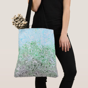 Trippy Boho Groovy Grungy Autoromantic Pride Flag Tote Bag
