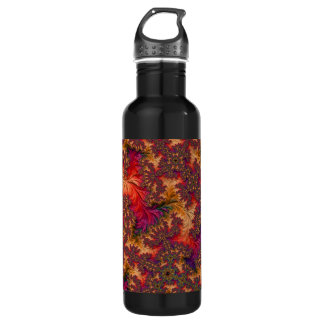 Trippy Bright Dazzling Branching Abstract Fractal 710 Ml Water Bottle