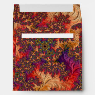 Trippy Bright Dazzling Branching Abstract Fractal Envelopes
