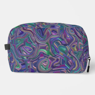 Trippy Colourful 3D Swirls Dopp Kit