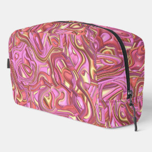 Trippy Colourful 3D Swirls Dopp Kit