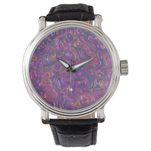 Trippy Colourful 3D Swirls Watch