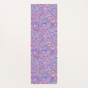 Trippy Colourful 3D Swirls   Yoga Mat