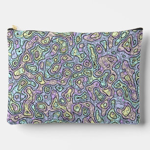 Trippy Colourful Blob Accessory Pouch