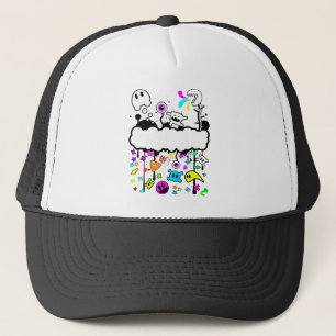 Trippy de-do-da trucker hat