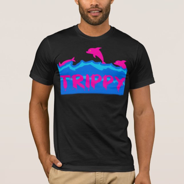 Trippy Dolphins T-Shirt (Front)