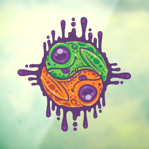 Trippy Drippy Frog Yin Yang