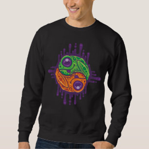Trippy Drippy Frog Yin Yang Sweatshirt