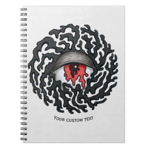 Trippy Eye with Tentacles - Trippy Surreal Art Notebook