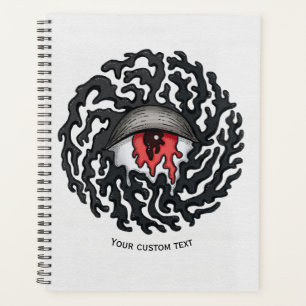 Trippy Eye with Tentacles - Trippy Surreal Art Planner