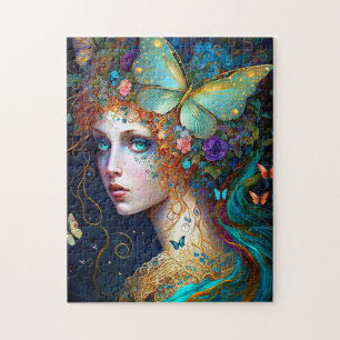 Trippy Fairy Fantasy Art Jigsaw Puzzle