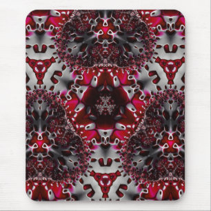 Trippy Fractal Art coaster Mouse Pad