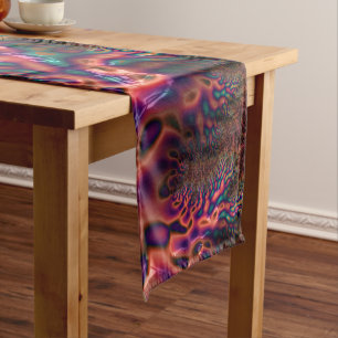 Trippy Fractal Short Table Runner