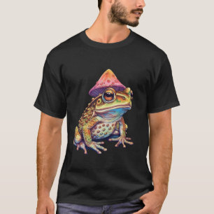 Trippy Frog Magic Mushroom Amphibian Psychedelic T-Shirt