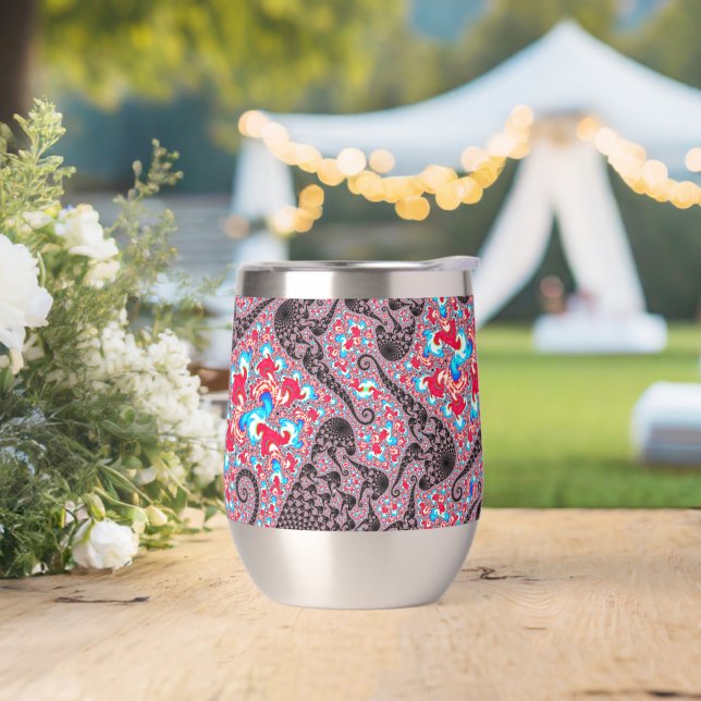 Trippy Groovy Boho Hippie Spiralling Fractal Art (Wedding)