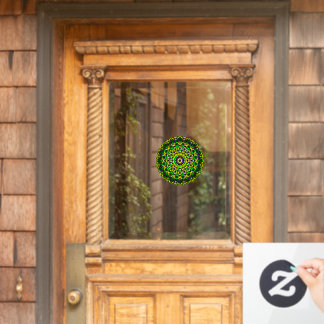 Trippy Groovy Retro Hippie Colourful Mandala Art