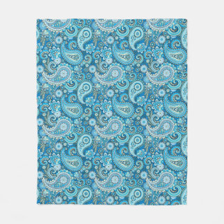 Trippy Hippy Paisley Fleece Blanket