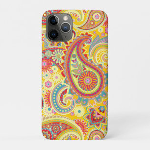 Trippy Hippy Retro Paisley iPhone 11 Pro Case