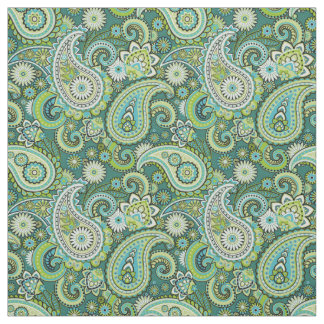 Trippy Hippy Retro Paisley Fabric