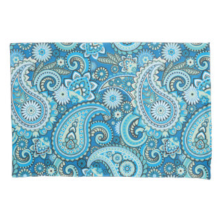 Trippy Hippy Retro Paisley Pillowcase
