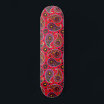 Trippy Hippy Retro Paisley Skateboard<br><div class="desc">Trippy Hippy Retro Paisley</div>