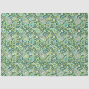 Trippy Hippy Retro Paisley Tissue Paper