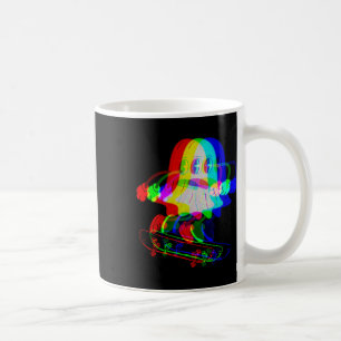 Trippy House Music Ghost Halloween Techno Rave Ska Coffee Mug