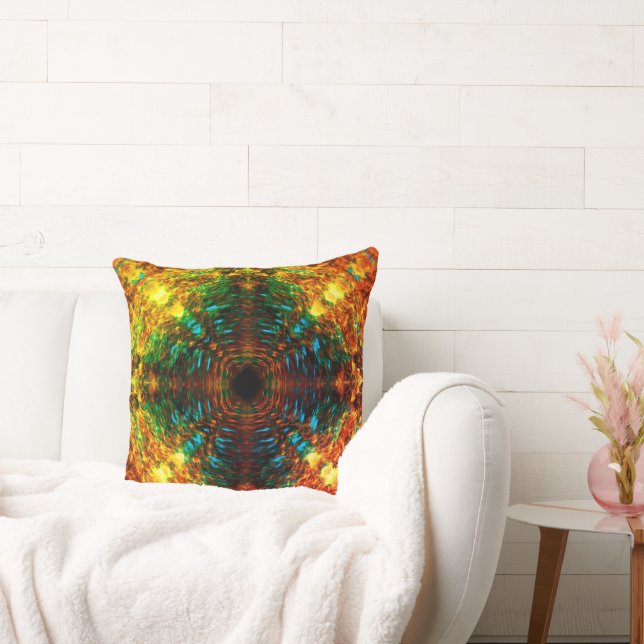 Trippy kaliedescope cushion (Couch)