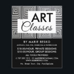 Trippy Maze Squares, Art Teacher, Art Classes Flyer<br><div class="desc">Trippy Maze Squares,  Art Teacher,  Art Class Advertising Flyer by The Business Card Store.</div>