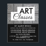 Trippy Maze Squares, Art Teacher, Art Classes Flyer<br><div class="desc">Trippy Maze Squares,  Art Teacher,  Art Class Advertising Flyer by The Business Card Store.</div>