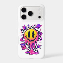 Trippy Melting Smiley Face Y2K Retro iPhone 17 Pro