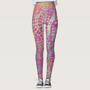 Trippy Modern Abstract Leggings
