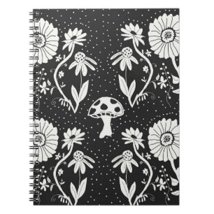 Trippy Mushroom Notebook